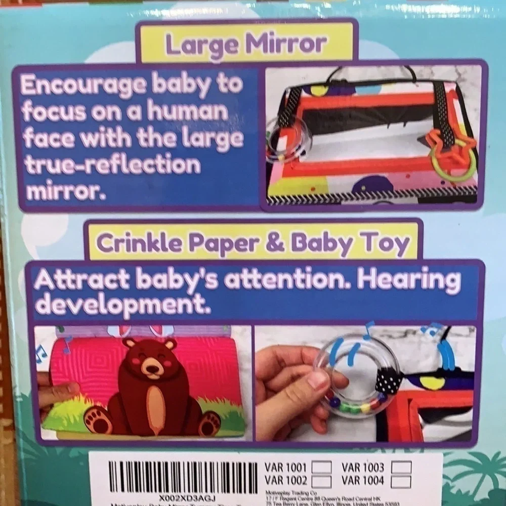 Brand New Baby Tummy Time Montessori Sensory Developmental Activity Toy